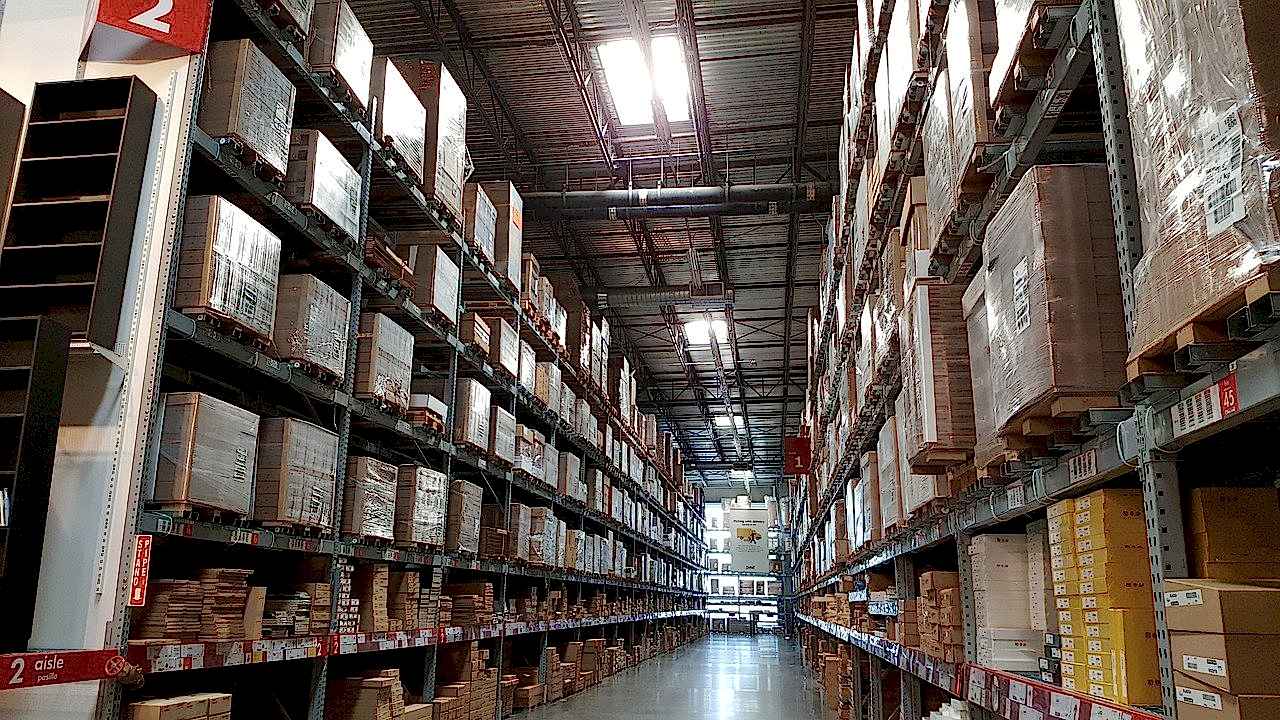 ikea, warehouse, industrial